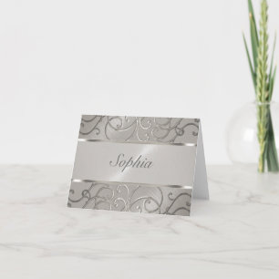 Quinceanera Toutes Les Flèches En Filigree Argent