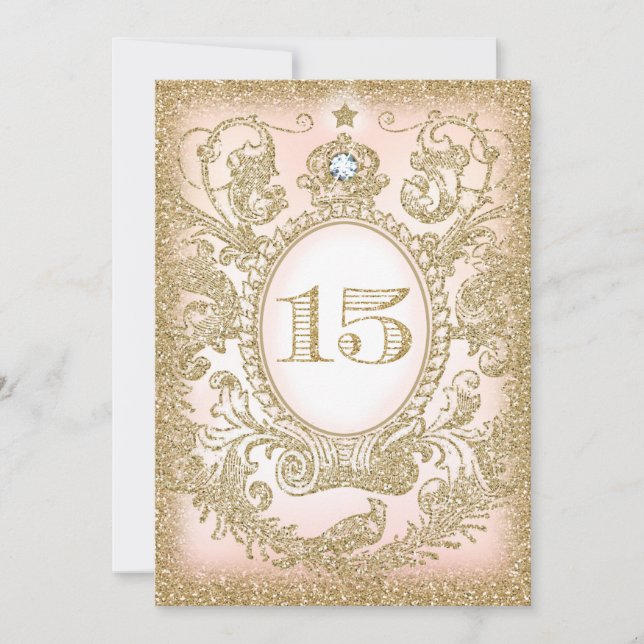 Quinceañera une fois sur invitation de la Princess (Devant)