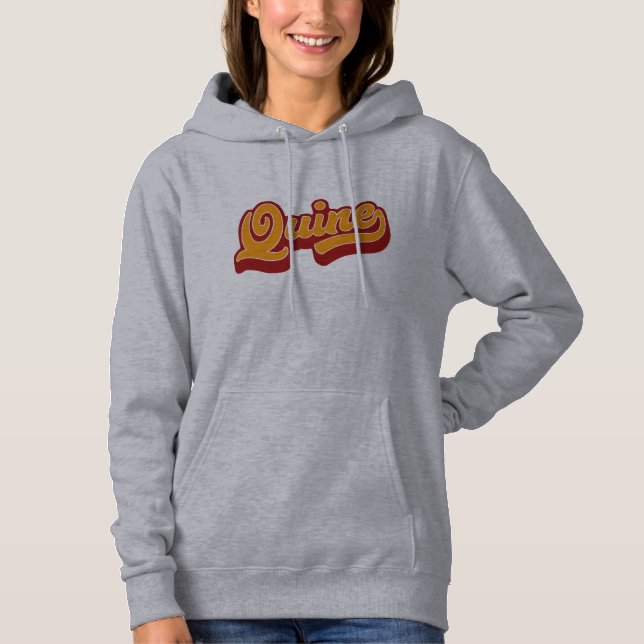 Quine, Sweat - shirt à capuche de dialecte dorique (Devant)