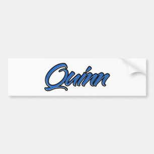 Quinn Blue Autocollants