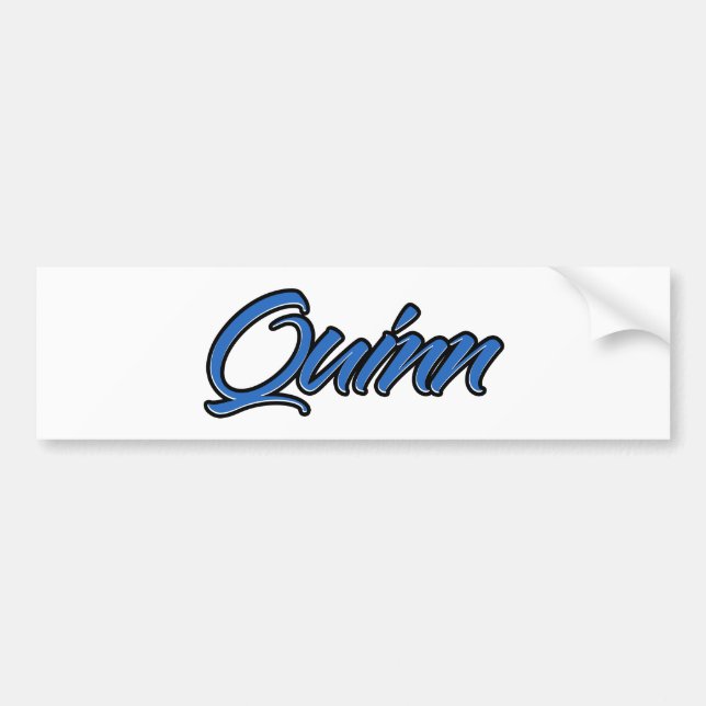 Quinn Blue Autocollants (Devant)