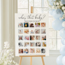 Quinn Qui est ce bébé 25 Affiche de jeu de photo