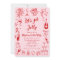 Quirky Christmas Cocktail Party Invitation Doodle