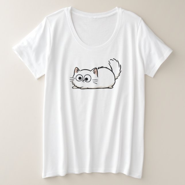 Quirky Fluffy Tail Cat (Design devant)