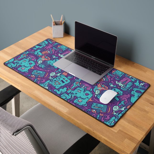 Quirky Monster Doodle Delight (Bureau 2)