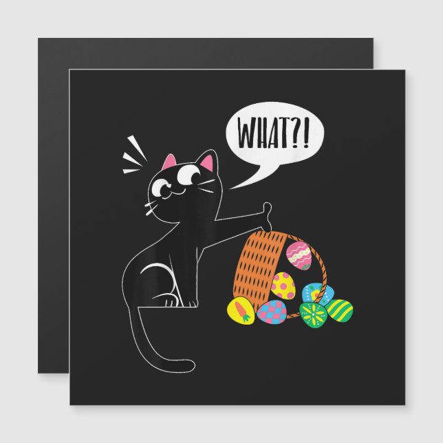 QUOI ! Chat de Pâques (Devant / Derrière)