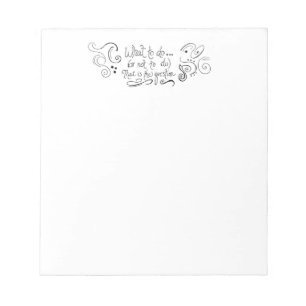 quoi faire ou ne pas faire de bloc-notes - fun Sha