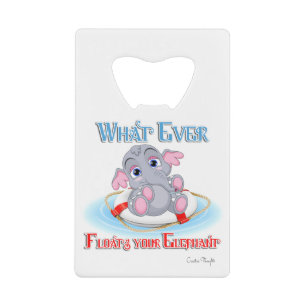 Quoi qu'il flotte votre bébé éléphant