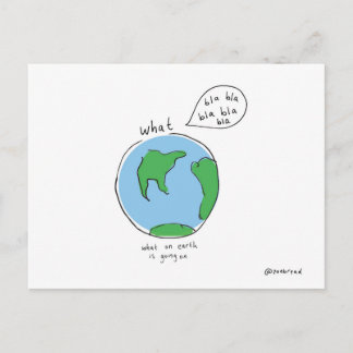 quoi sur terre carte postale