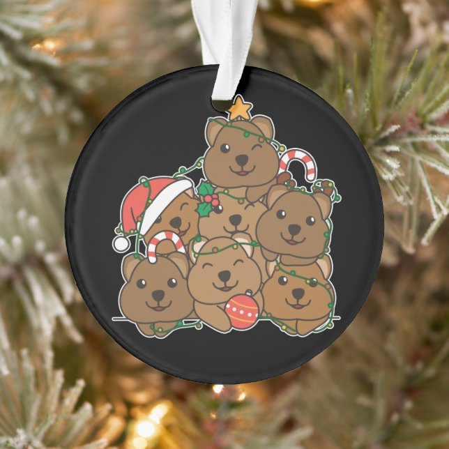 Quokka Christmas Tree Drôle animal Noël Ornam (Arbre)