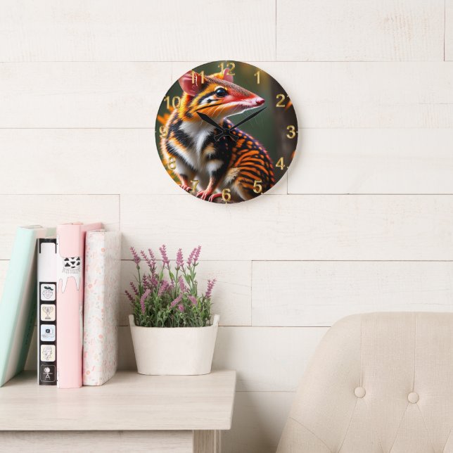 Quoll australien, horloge murale (Salle de lecture)