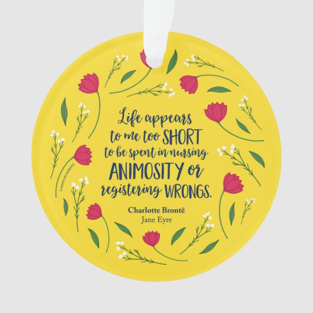 Quota de Charlotte Bronte Jane Eyre Floral Life Bo (devant)