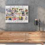 Quote de famille 12 Photo Collage Grille de maçonn<br><div class="desc">Photo Collage en maçonnerie moderne style grille avec citation manuscrite et 12 de vos photos préférées. Le modèle photo est mis en place pour que vous puissiez ajouter vos photos et vous pouvez également modifier le libellé si vous le souhaitez. "famille et amis font le mélange parfait" est écrit dans...</div>