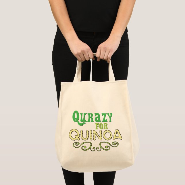 Qurazy for Quinoa © - Funny Quinoa Sac fourre-tout (Devant (produit))