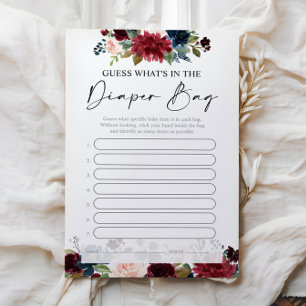 Qu'y a-t-il dans le jeu de Baby shower de sacs à c