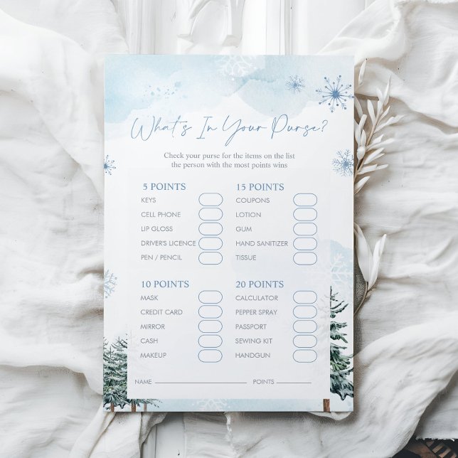 Qu'y a-t-il dans votre jeu de Baby shower de poche (Créateur téléchargé)