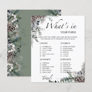 Qu'y a-t-il dans votre jeu de baby shower hivernal