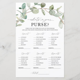 Qu'y a-t-il dans votre jeu de sacs à main