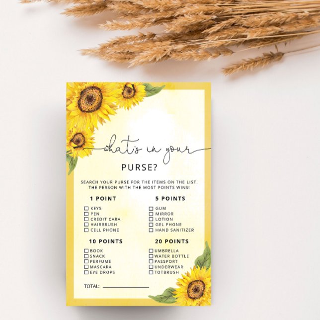 Qu'y a-t-il dans votre sac à main ? Jeu de douche  (Créateur téléchargé)