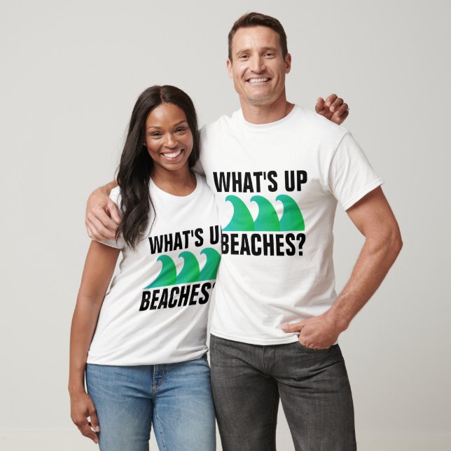 QU'Y A-T-IL DE PLAGES ? T-shirts amusants (Unisexe)