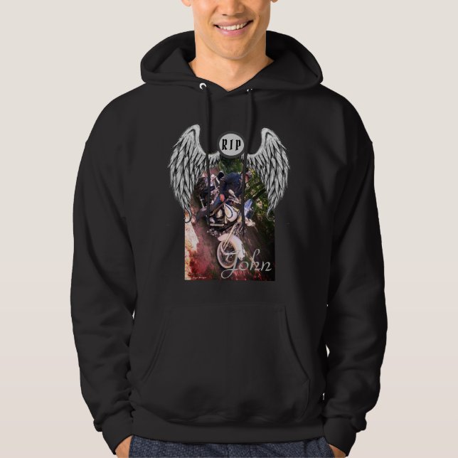 R.I.P. JOHN SWEAT - SHIRT À CAPUCHE (Devant)