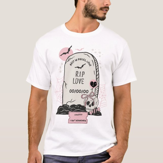 R.I.P. Love — Funny Anti-Valentine’s Day t-shirt (Devant)