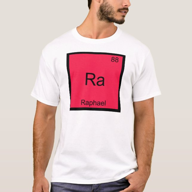 Ra - Raphaël T-shirt drôle de symbole d'élément de (Devant)