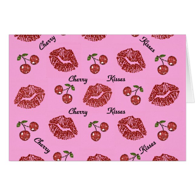 RAB Rockabilly Cherry Kisses on Pink (Devant horizontal)