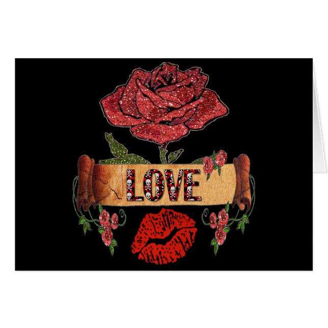 RAB Rockabilly Roses, Love & Lipstick (Devant horizontal)