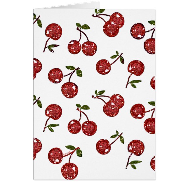 RAB Rockabilly très cerise cerises sur blanc (Devant)