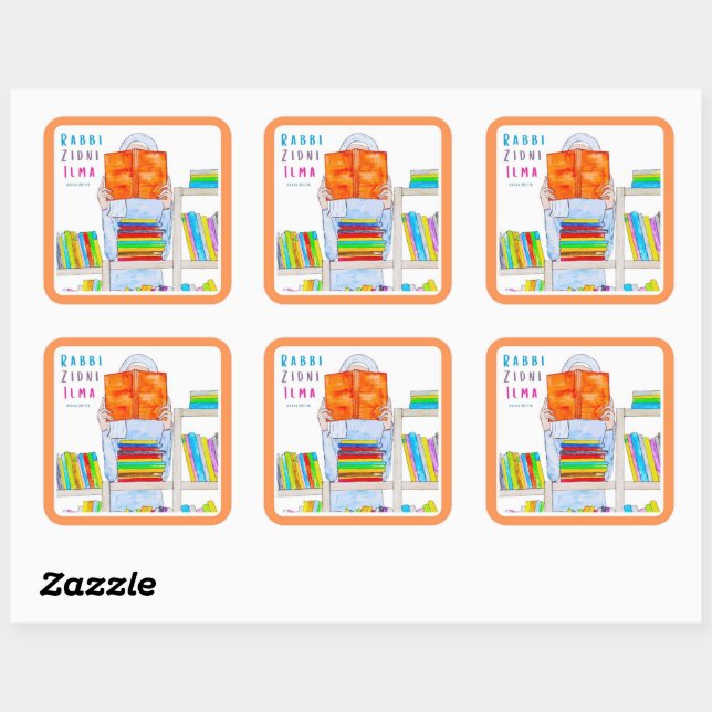 Rabbi Ziddni Ilma - Stickers Carrés (Feuille)