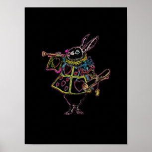 Rabbit à Alice au pays des merveilles II ~ Poster