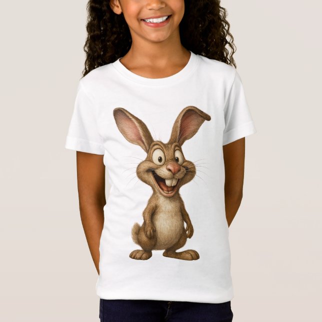 Rabbit Unisex Kid's T-Shirt (Devant)