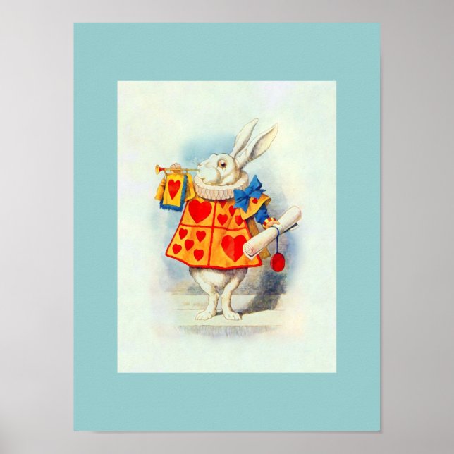 Rabit à Alice au pays des merveilles ~ Poster (Devant)