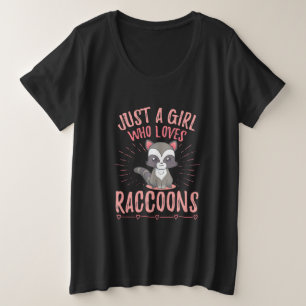Raccoon Aime Juste Une Fille Qui Aime Le Raccoon