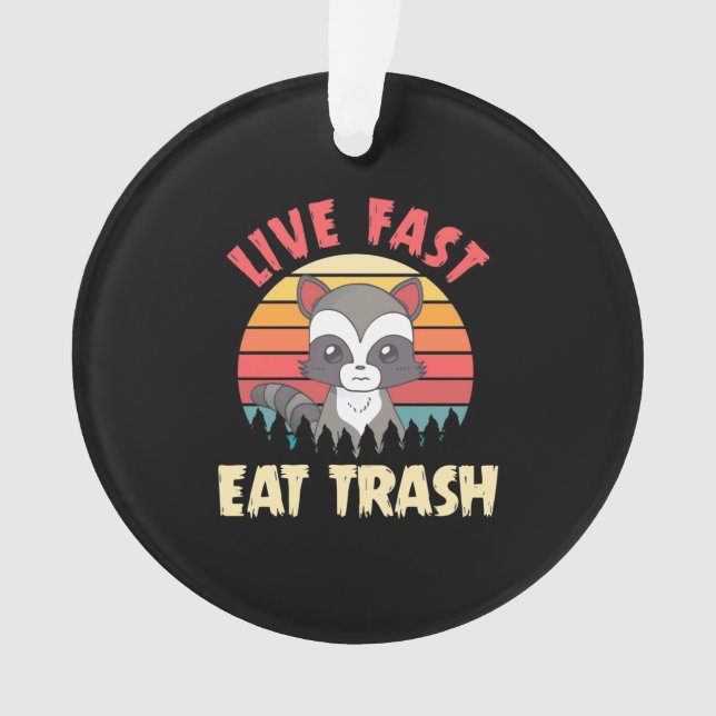 Raccoon Lover Live Fast Eat Trump (devant)