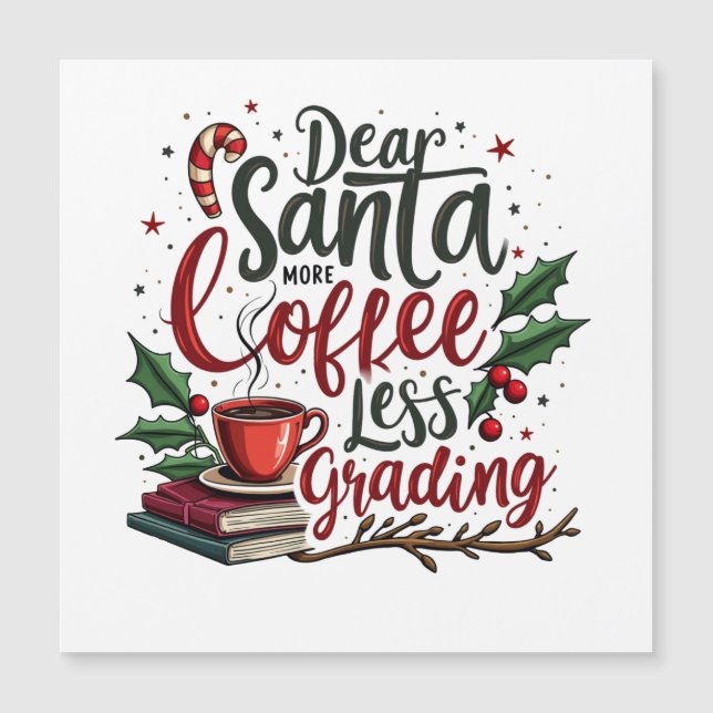 Raccoon portant le chapeau du Père Noël (Devant)