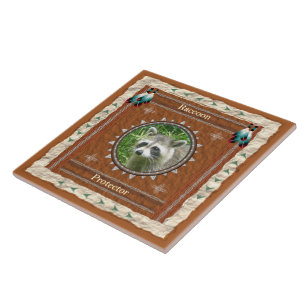 Raccoon -Protecteur- Carreaux en céramique