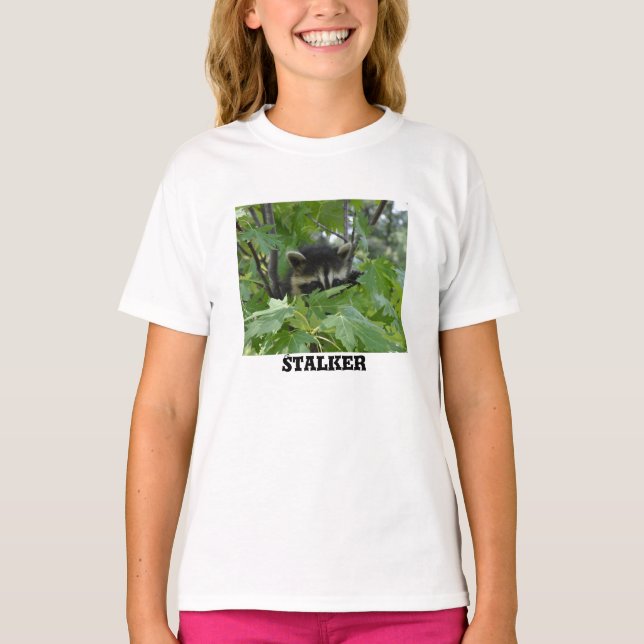 Raccoon Stalker - T-shirt femme (Devant)