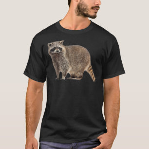 Raccoon T-Shirt Tee - shirt de la faune Cool Natur
