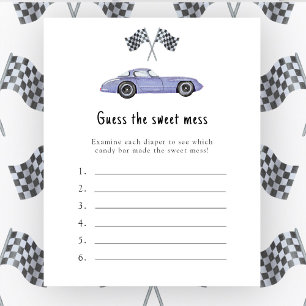 Race car - Devinez le jeu Sweet Mess