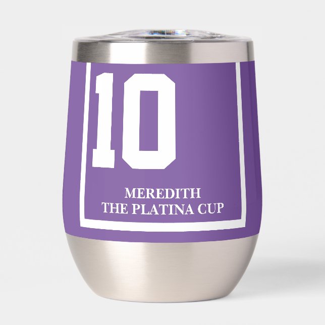 Race Horse 10 Purple Personnalisé Derby (Avant)