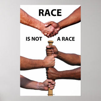 Race is not a Race Poster