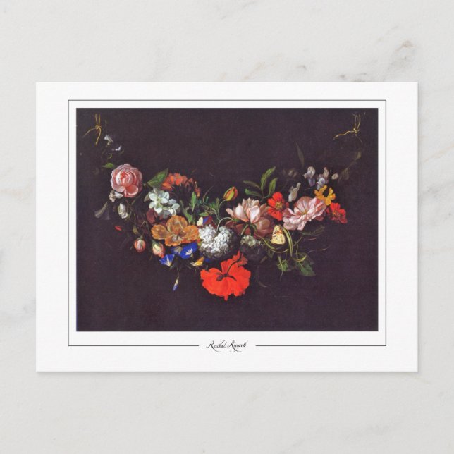 Rachel Ruysch #14 - Carte postale d'art fin (Devant)