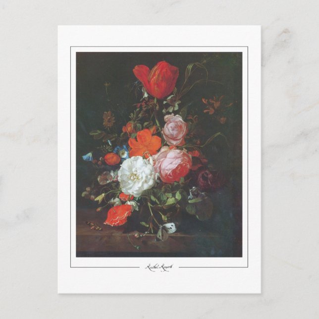 Rachel Ruysch #1 - Carte postale d'art fin (Devant)
