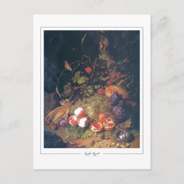 Rachel Ruysch #2 - Carte postale d'art (Devant)