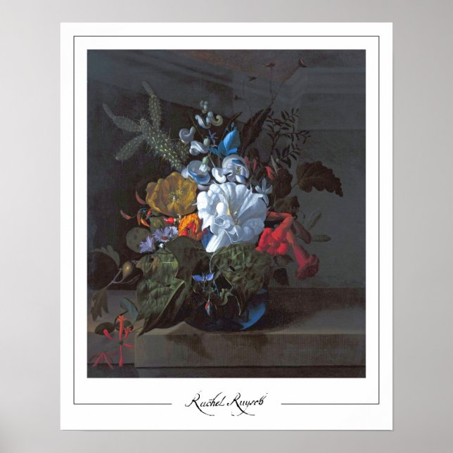 Rachel Ruysch Zedign Affiche d'art #20 (Devant)