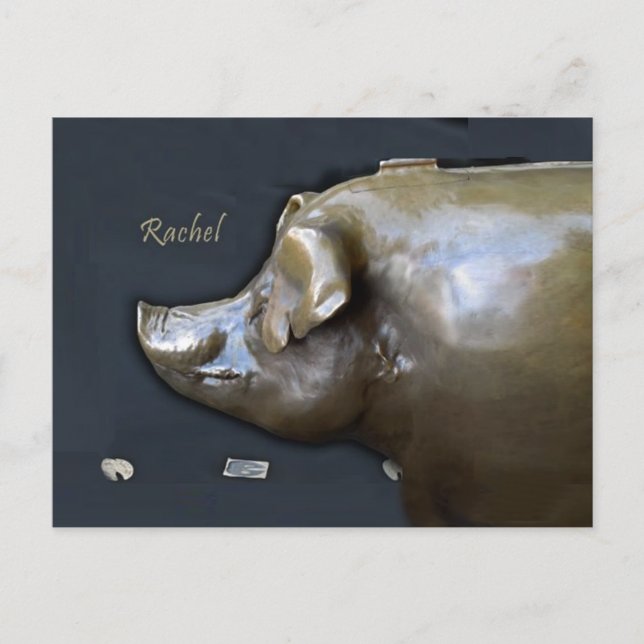RACHEL THE PIGGY BANK Calendrier 2016 Carte postal (Devant)