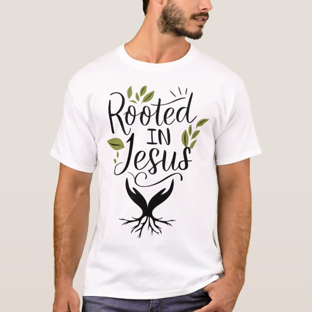 Racine En T-shirt Jésus (Devant)