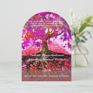 Racines de la forêt de chêne enchantée Faire-part